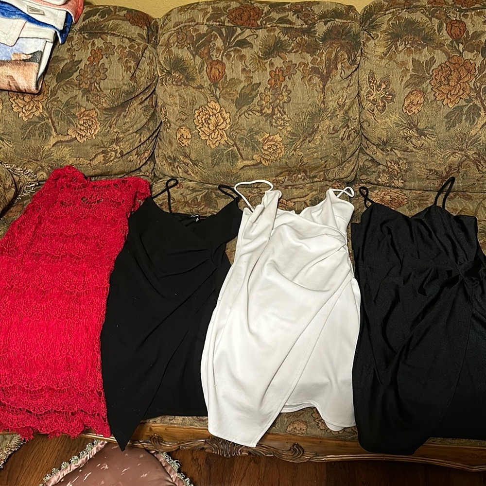 Red free people dress